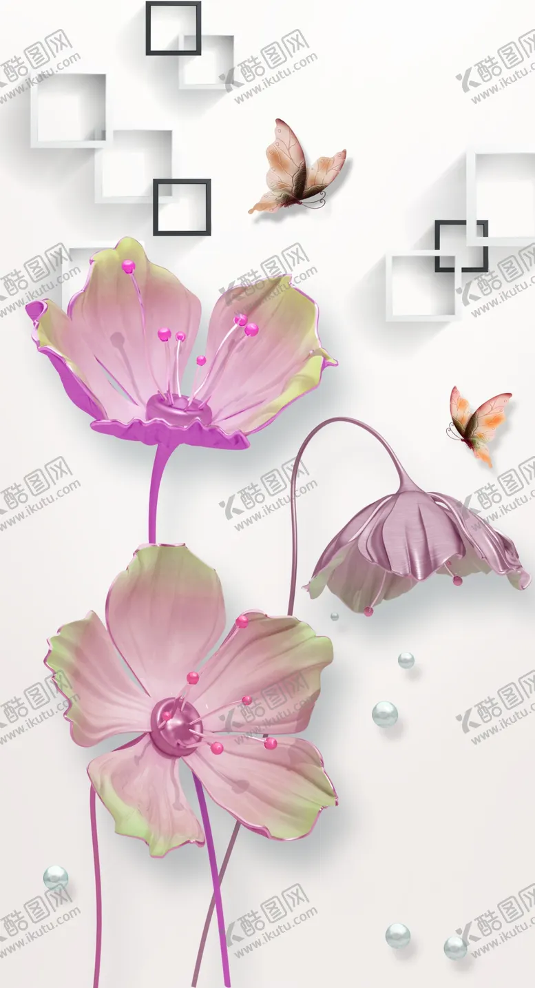 编号：60061004301106161002【酷图网】源文件下载-郁金香玄关