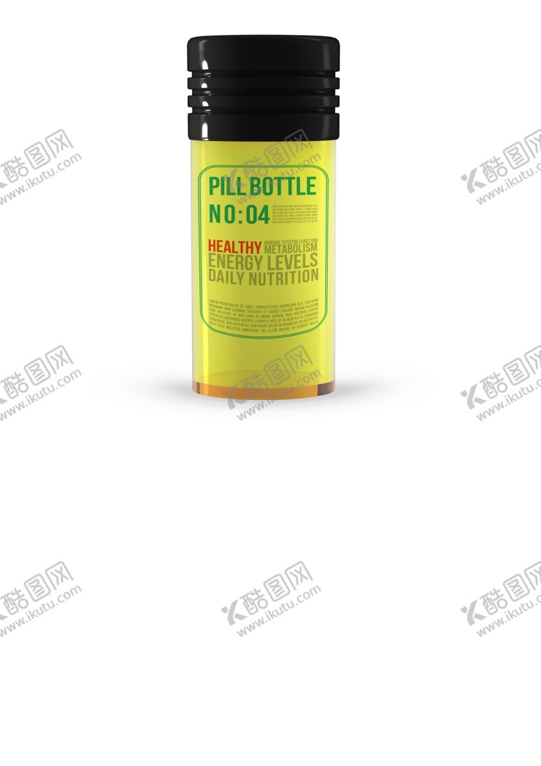 编号：15503910101336369398【酷图网】源文件下载-药品胶囊包装效果图样机