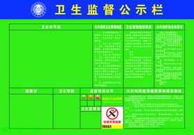 餐饮服务视频安全监督公示栏