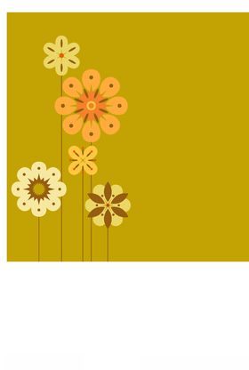矢量花纹花