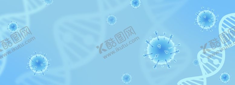 编号：20029110061536248526【酷图网】源文件下载-蓝色螺旋细胞医疗banner背