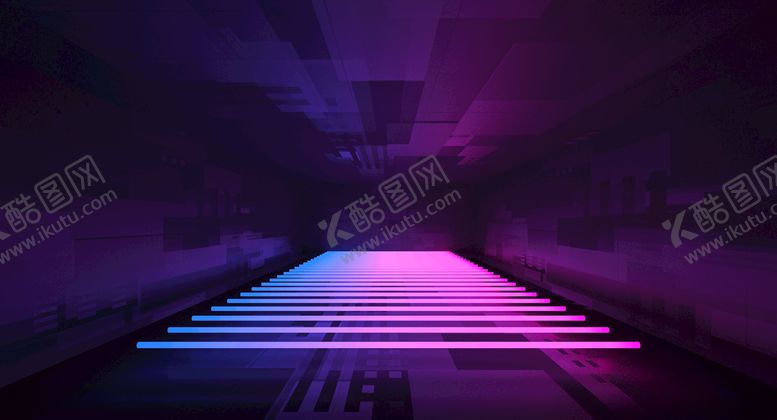 编号：98592306170326393513【酷图网】源文件下载-C4D人物炫彩光效科技时尚