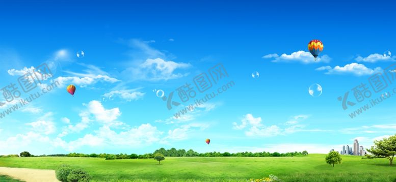 编号：65011210190025401657【酷图网】源文件下载-蓝天白云草地