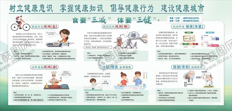 编号：80298810311535287061【酷图网】源文件下载-食要三减体要三健