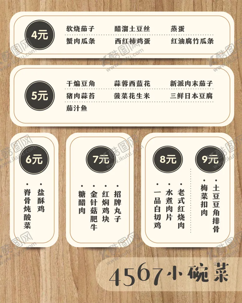 编号：99074310281812508163【酷图网】源文件下载-小碗菜菜牌