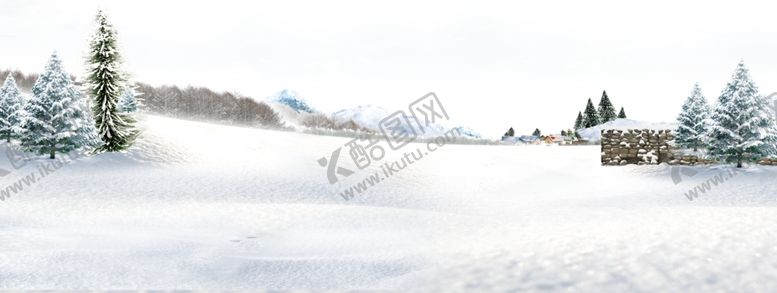 编号：94504502040104264364【酷图网】源文件下载-雪地海报装饰
