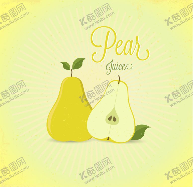 编号：95649503282219083443【酷图网】源文件下载-雪梨水果蔬菜