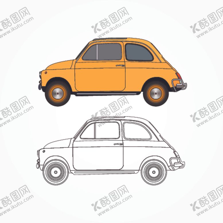 编号：91923506290331415495【酷图网】源文件下载-扁平汽车