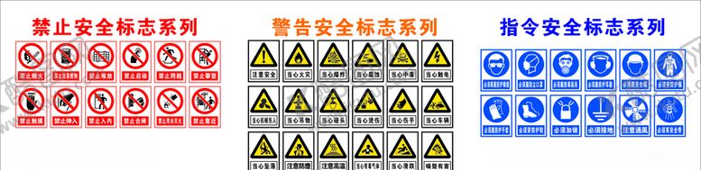 编号：92583806301600111305【酷图网】源文件下载-安全标志矢量安全标志大全图片