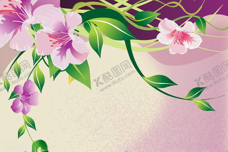 编号：36689109230306413446【酷图网】源文件下载-牵牛花壁纸背景墙壁画墙纸