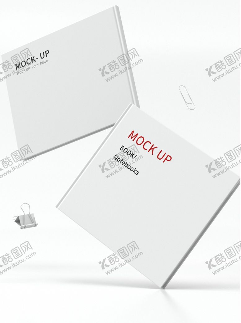 编号：34927309140358243059【酷图网】源文件下载-3D横版画册样机