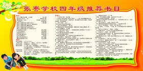 推荐书籍书目展板