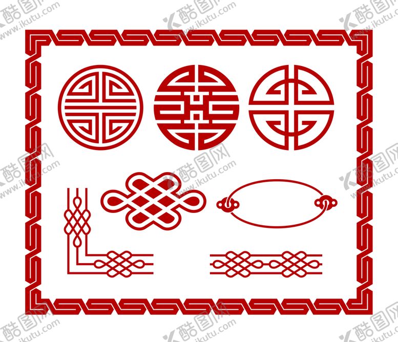编号：19427810100131249516【酷图网】源文件下载-中式花纹