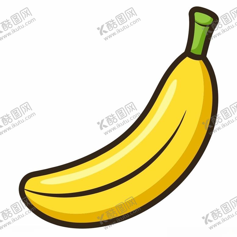 编号：39846101310820224742【酷图网】源文件下载-图标风格的香蕉