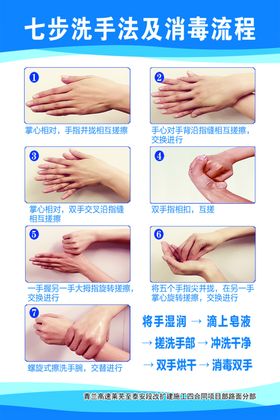 七步洗手法