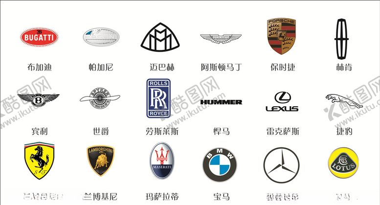 编号：28817810132052498924【酷图网】源文件下载-高档车标识