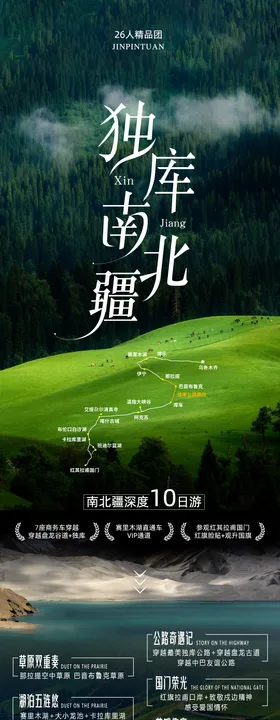 独库北疆8天游海报