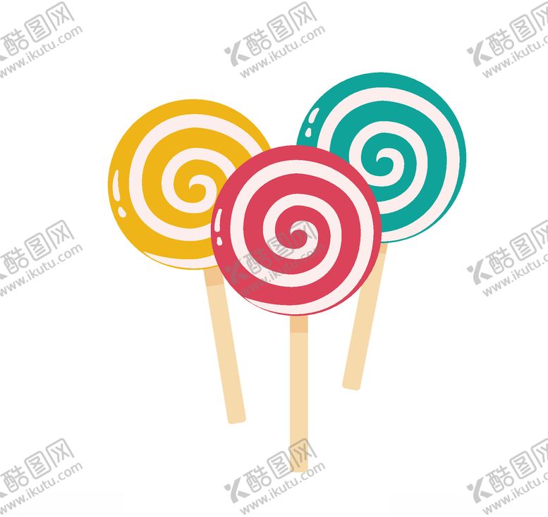 编号：12888909220214115540【酷图网】源文件下载-卡通棒棒糖