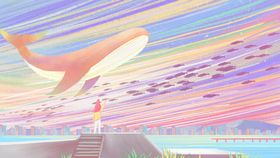 小清新简约创意海报图片艺术舒适文艺风