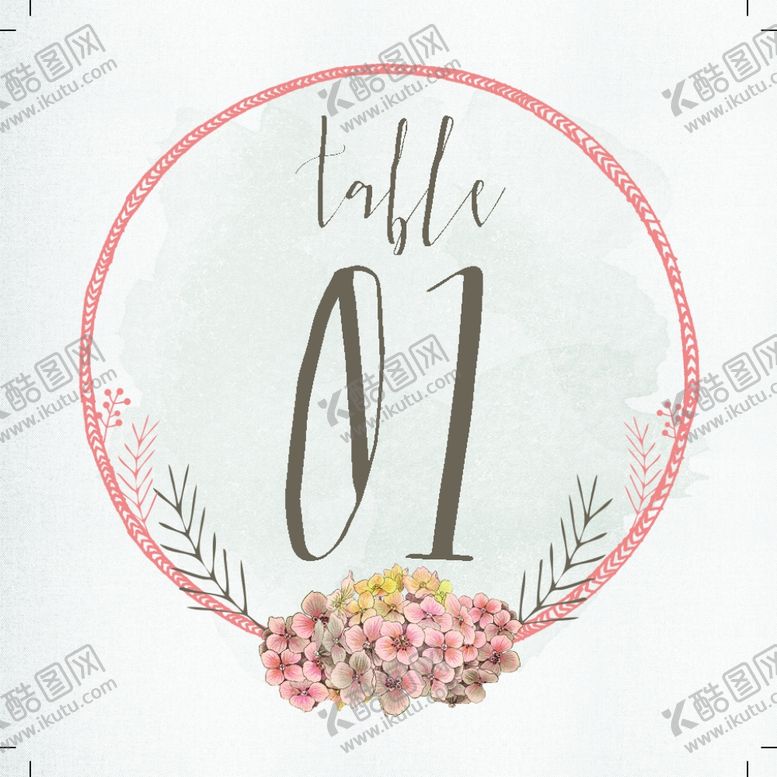 编号：83889310080838009135【酷图网】源文件下载-小清新水彩邀请函设计