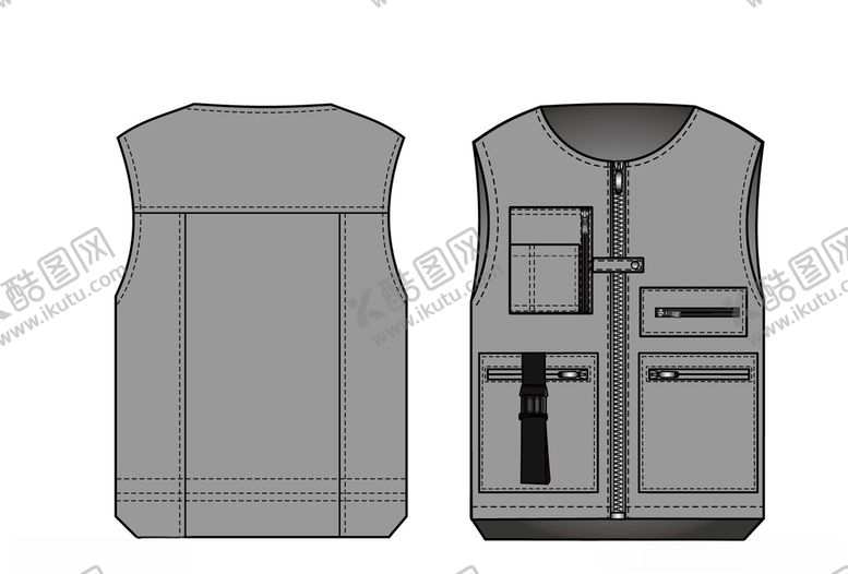 编号：37196610140007219352【酷图网】源文件下载-男装马甲