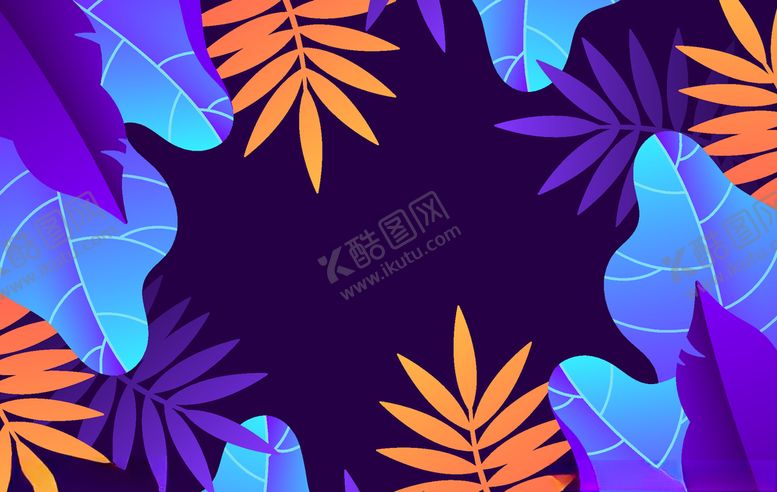 编号：28045607121542454087【酷图网】源文件下载-叶子背景