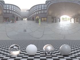 C4D城市街道贴图HDR贴图