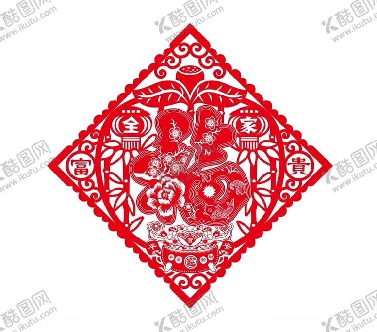 编号：48898309251047234930【酷图网】源文件下载-福字