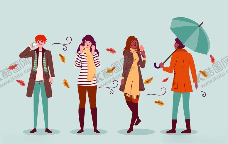 编号：54050410040702403449【酷图网】源文件下载-秋天服饰