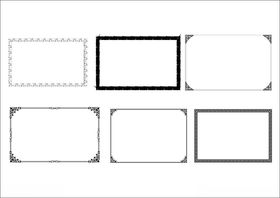 中式花纹边框