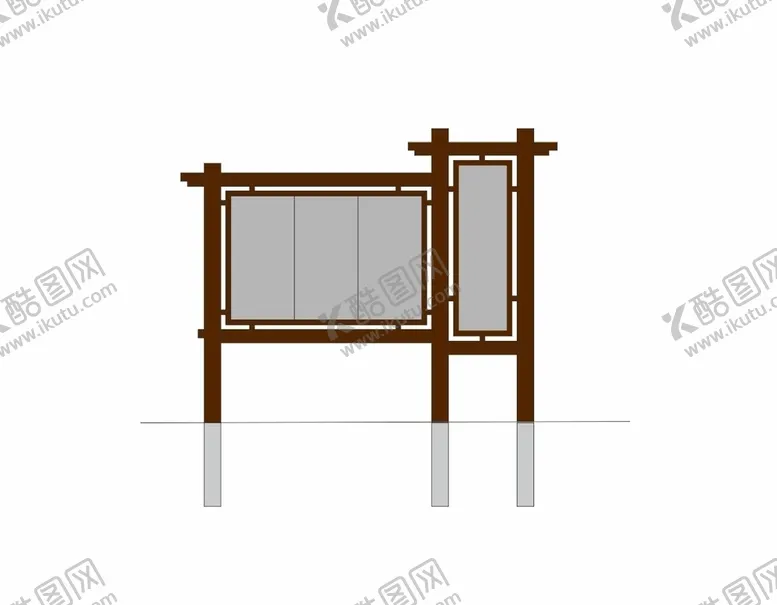 编号：51124904231126469729【酷图网】源文件下载-户外广告牌结构图