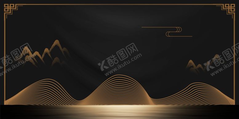 编号：31369009201919063914【酷图网】源文件下载-中式海报背景