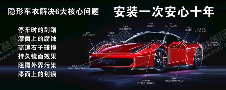 编号：13847609131137510851【酷图网】源文件下载-隐形车衣
