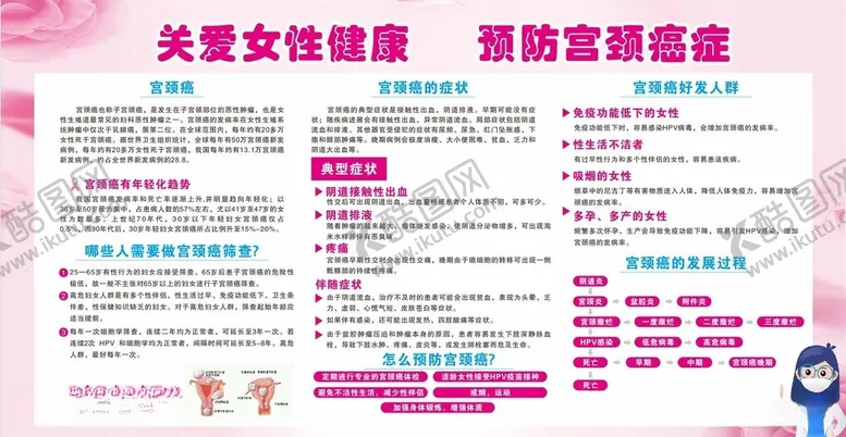 编号：38303012110105016972【酷图网】源文件下载-关爱女性健康预防宫颈