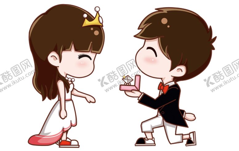 编号：94484910100106187562【酷图网】源文件下载-卡通情侣