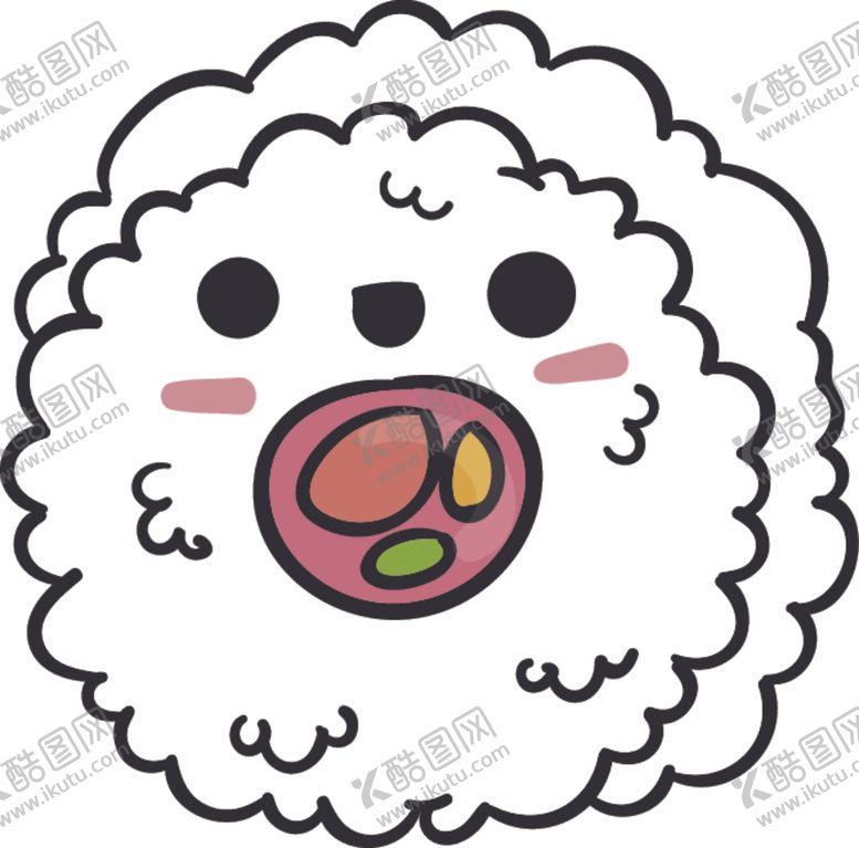 编号：56134110171857314076【酷图网】源文件下载-卡哇伊美食