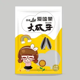 菠菜面条包装袋平面展开图