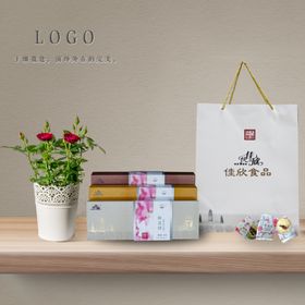 鲜花饼包装展示图