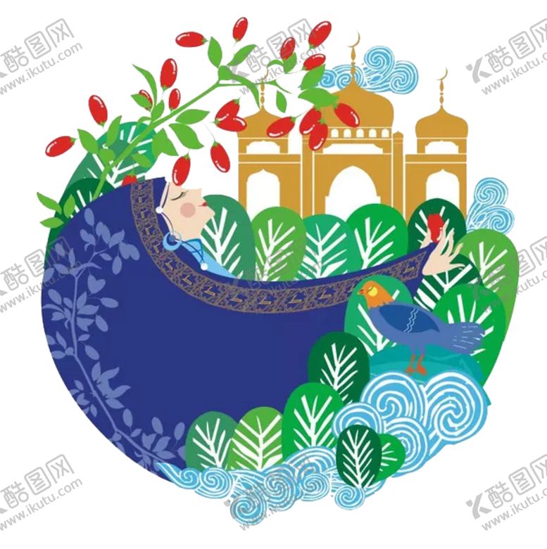 编号：51646510191822356718【酷图网】源文件下载-枸杞插画