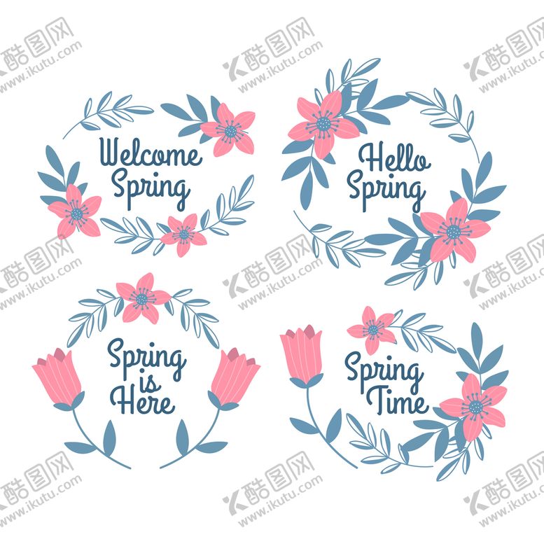 编号：96301210060545492681【酷图网】源文件下载-花朵标签 