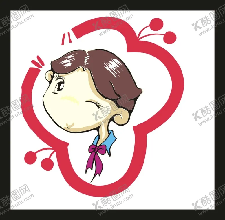 编号：47668501181543436674【酷图网】源文件下载-手绘卡通女孩
