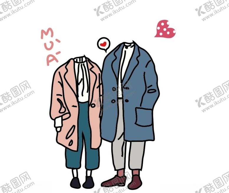 编号：96984706282206423881【酷图网】源文件下载-人物情侣卡通换头像