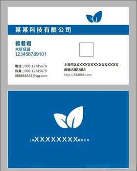 简约大气名片