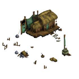 游戏房屋建筑物元素