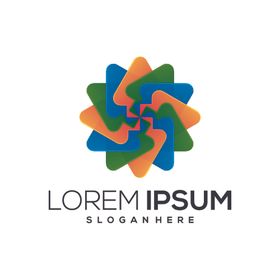 简约图标logo设计企业LOGO企业商花卉