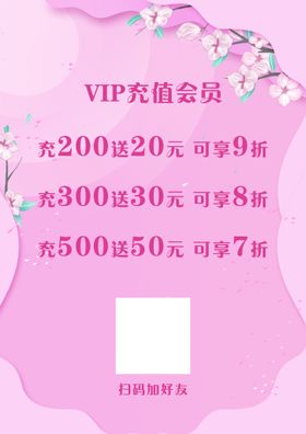 VIP充值海报