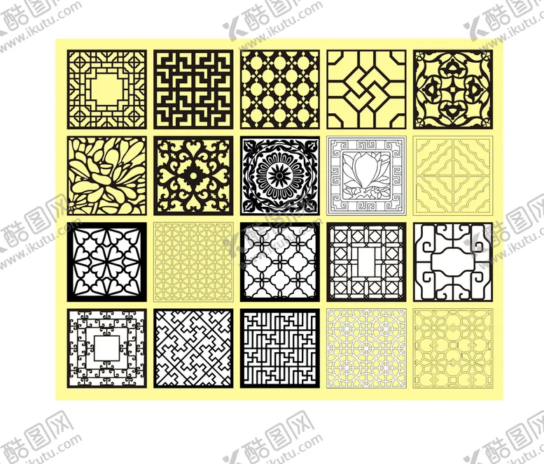 编号：47524302041923041709【酷图网】源文件下载-木艺雕花 