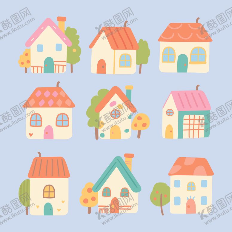 编号：90366112221801339161【酷图网】源文件下载-房子图案