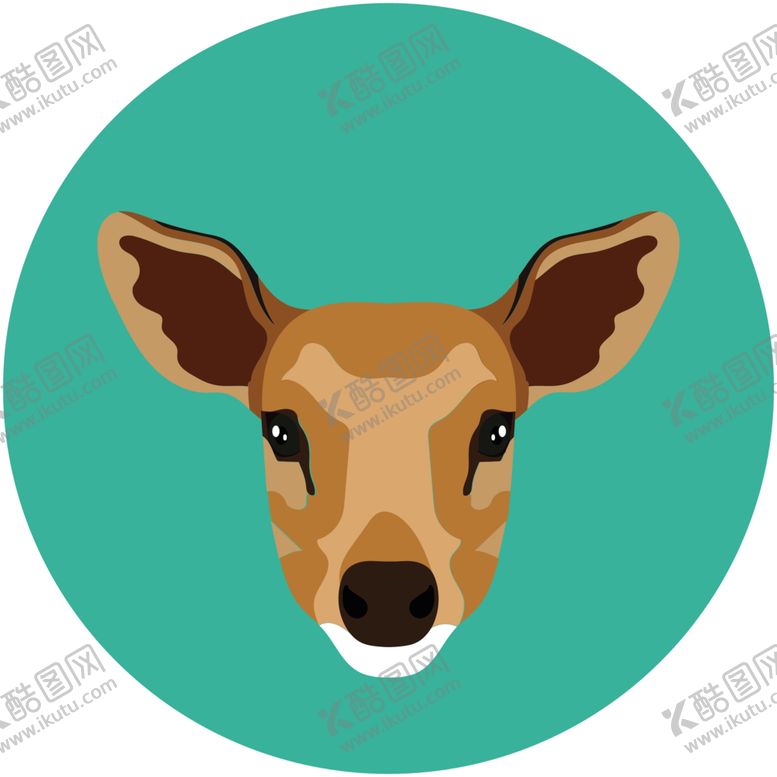 编号：84447610101308419609【酷图网】源文件下载-生态动物图标标志图形装饰素材