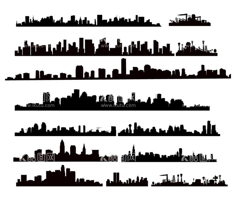 编号：41026509282253427413【酷图网】源文件下载-城市剪影